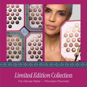 Laura Geller New York swatches reveal warm nude and brown tones for everyday glam.