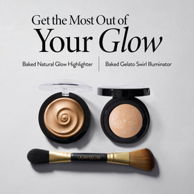 LAURA GELLER NEW YORK vegan cruelty-free bristles for highlighter with minimal fallout