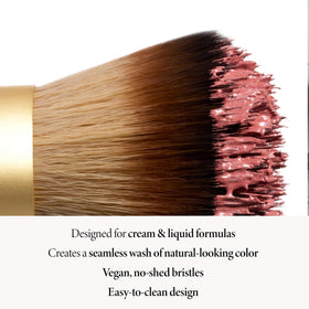 Laura Geller New York Wonder Brush blends cream blush for natural finish