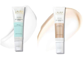 Laura Geller Spackle Duo bottle with pump ready for quick hydration and priming.