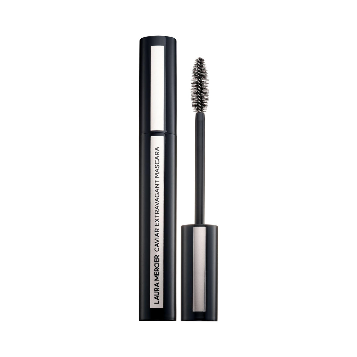 Laura Mercier Caviar Extravagant Mascara bottle close-up for bold lashes