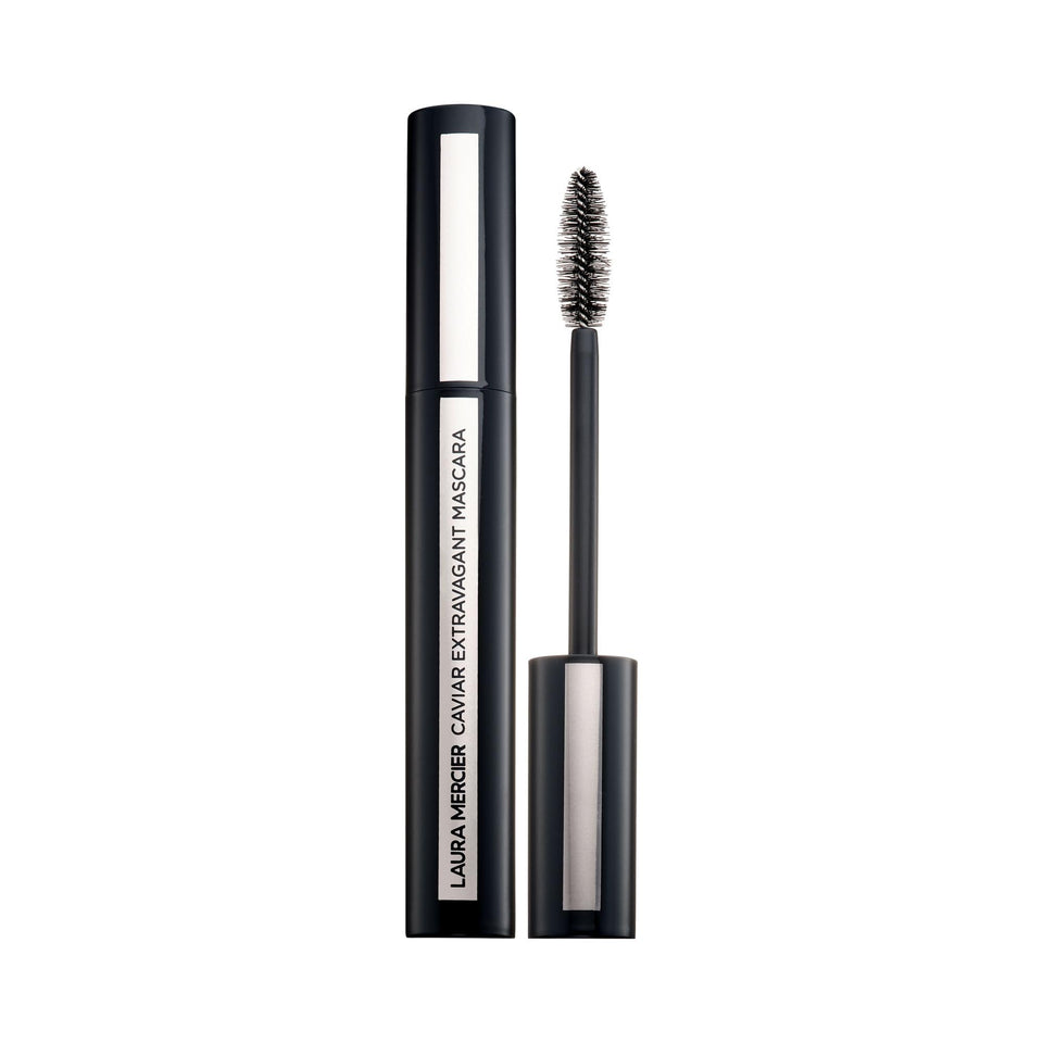 Laura Mercier Caviar Extravagant Mascara bottle close-up for bold lashes