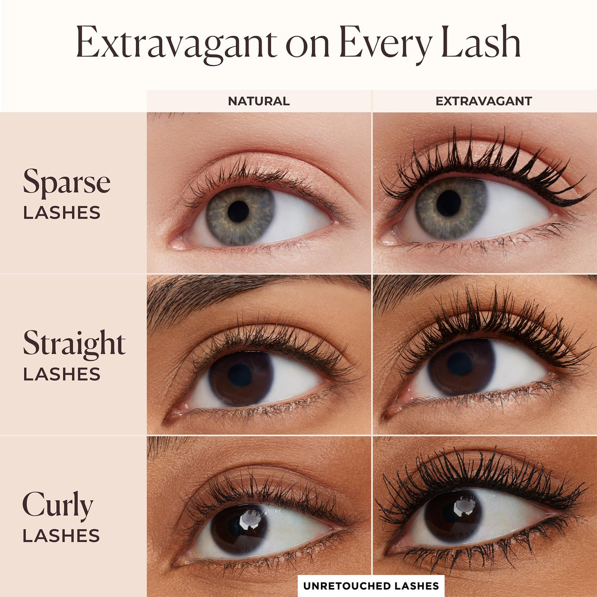 Laura Mercier Caviar Extravagant Mascara wand bristles ready for lift