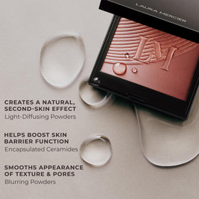 Laura Mercier Blush Color Infusion Duo 16HR wear shown in daylight.