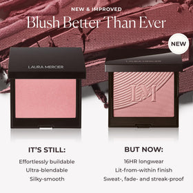Laura Mercier Blush Color Infusion Duo talc-free formula for comfortable wear.