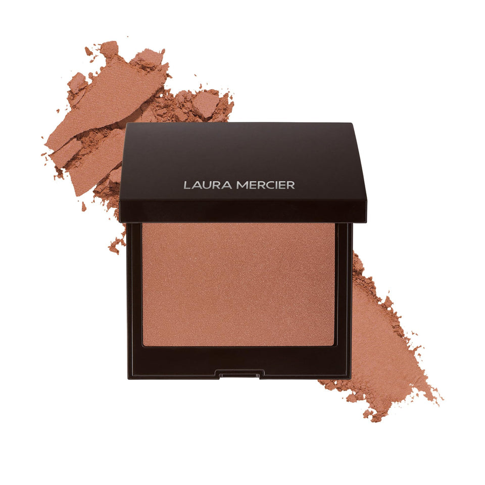 Laura Mercier Blush Color Infusion Fresco compact showing buildable color for all-day wear