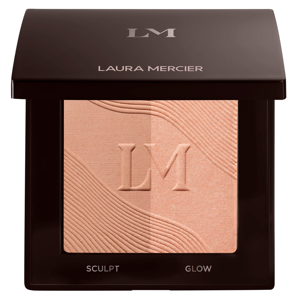 Laura Mercier Bronze Color Infusion compact open for on-the-go glow