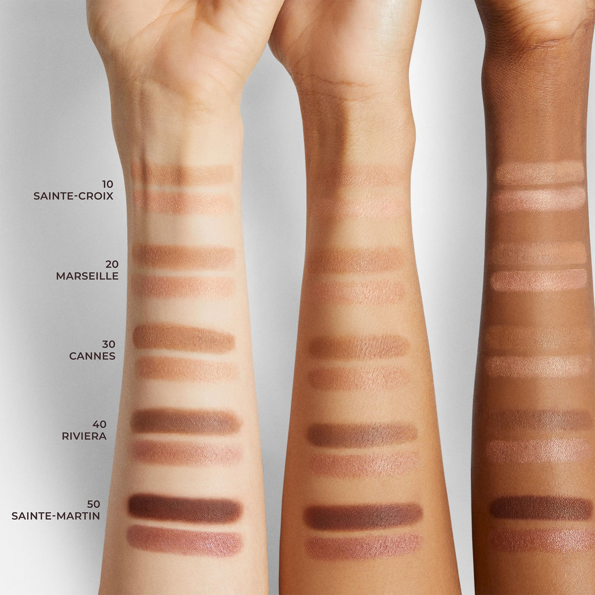 Laura Mercier Bronze Color Infusion five-duo palette for customizable radiance