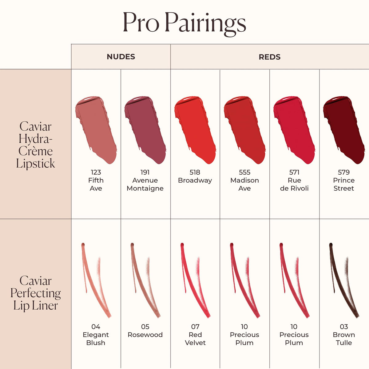 Laura Mercier Caviar Hydra Crème Lipstick in 612 Park Ave shade for all-day color.
