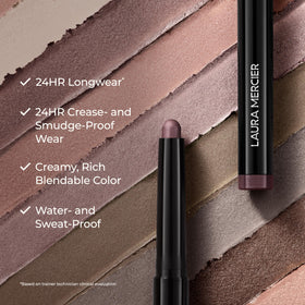 Close-up of Laura Mercier Caviar Stick Aurora shows creamy, blendable texture.