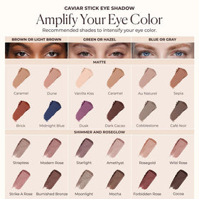 Laura Mercier Caviar Stick blends easily for buildable looks.