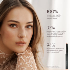 Hydration feature: Laura Mercier Caviar Stick Dune with Hyaluronic Acid for comfort.