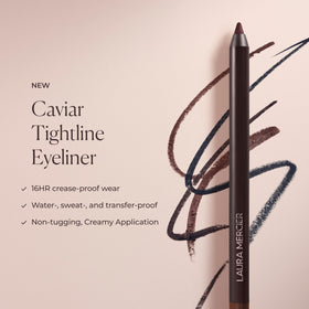 Laura Mercier Caviar Tightline Bleu Marine tightline demonstration with smooth glide.