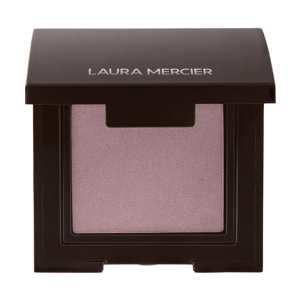 Laura Mercier African Violet eye shadow in frost finish swatch for luminous lid definition.