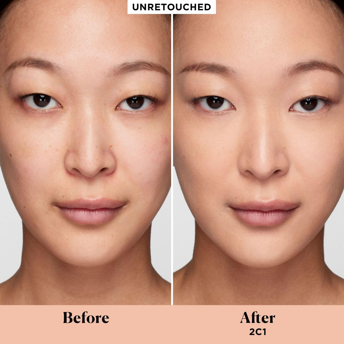 Laura Mercier Real Flawless Serum Concealer applicator in use for precise under-eye coverage.