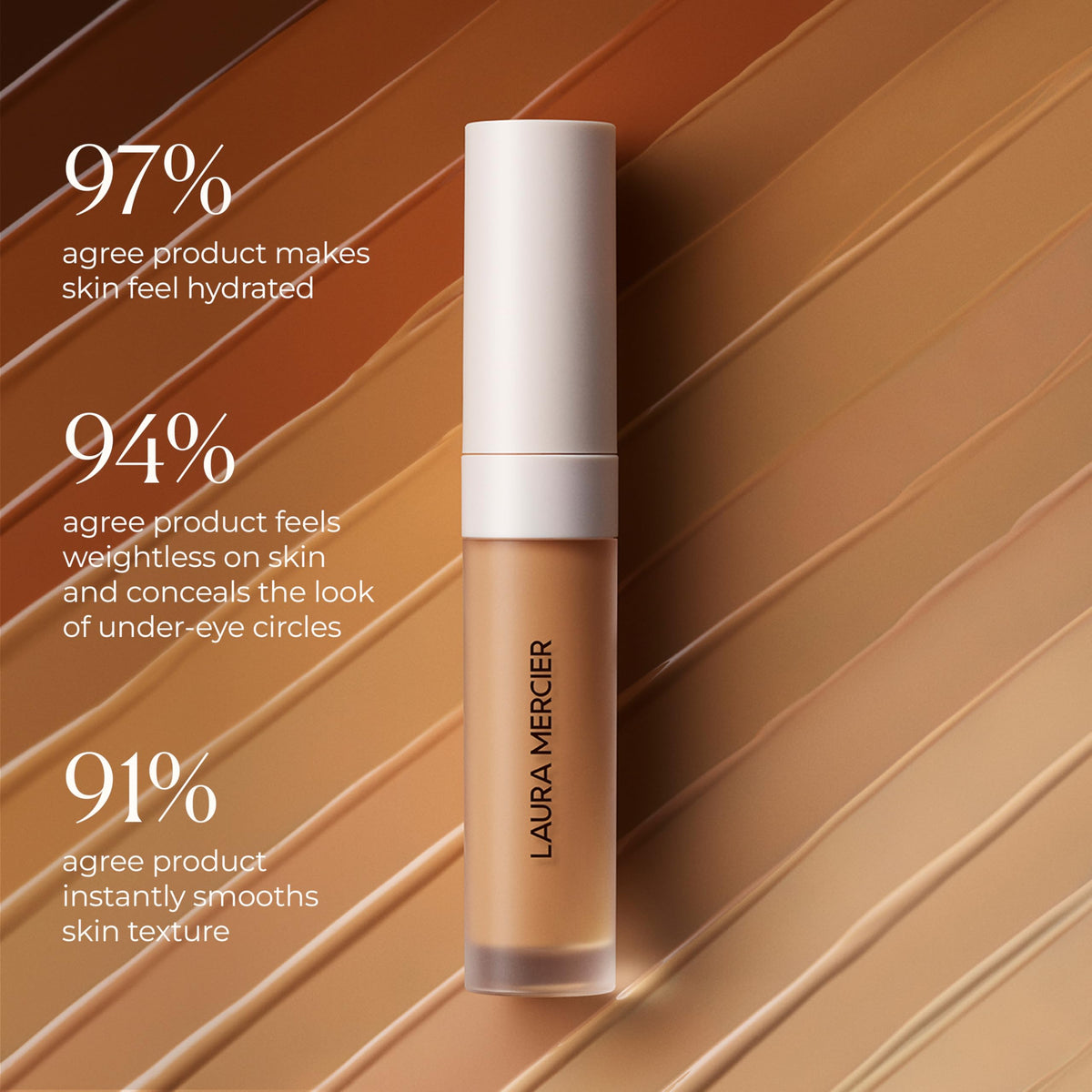 Laura Mercier Real Flawless Serum Concealer crease-proof texture reducing creasing