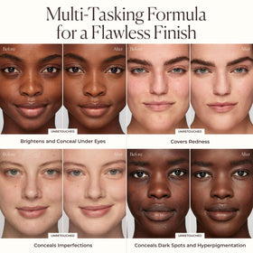 Laura Mercier Real Flawless Serum Concealer demonstrating crease-proof and water-resistant performance.