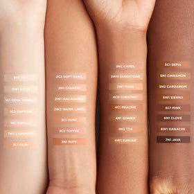 Laura Mercier Real Flawless waterproof swatch highlights durable, fade-proof wear.