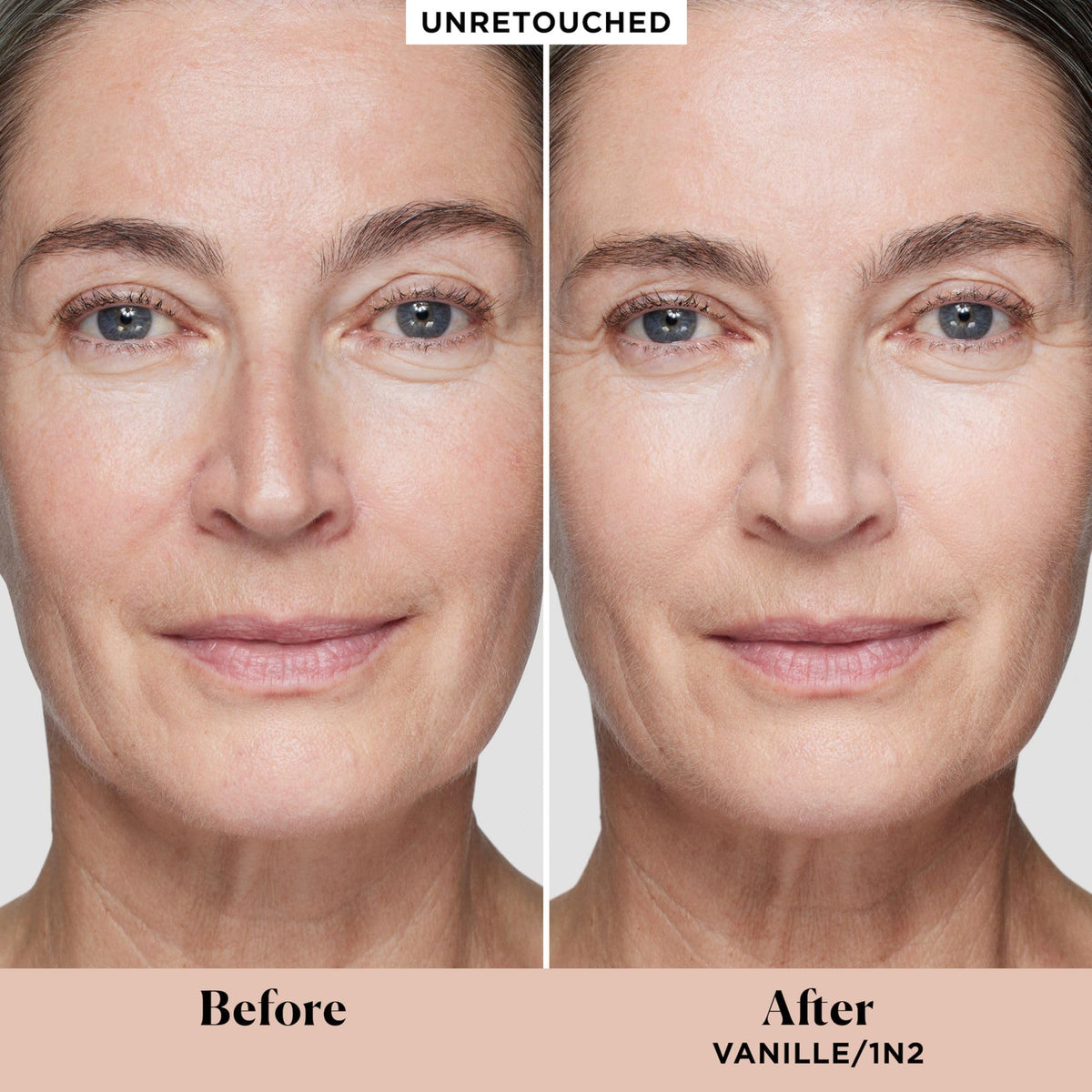 Laura Mercier Real Flawless Weightless Foundation application demo for seamless skin