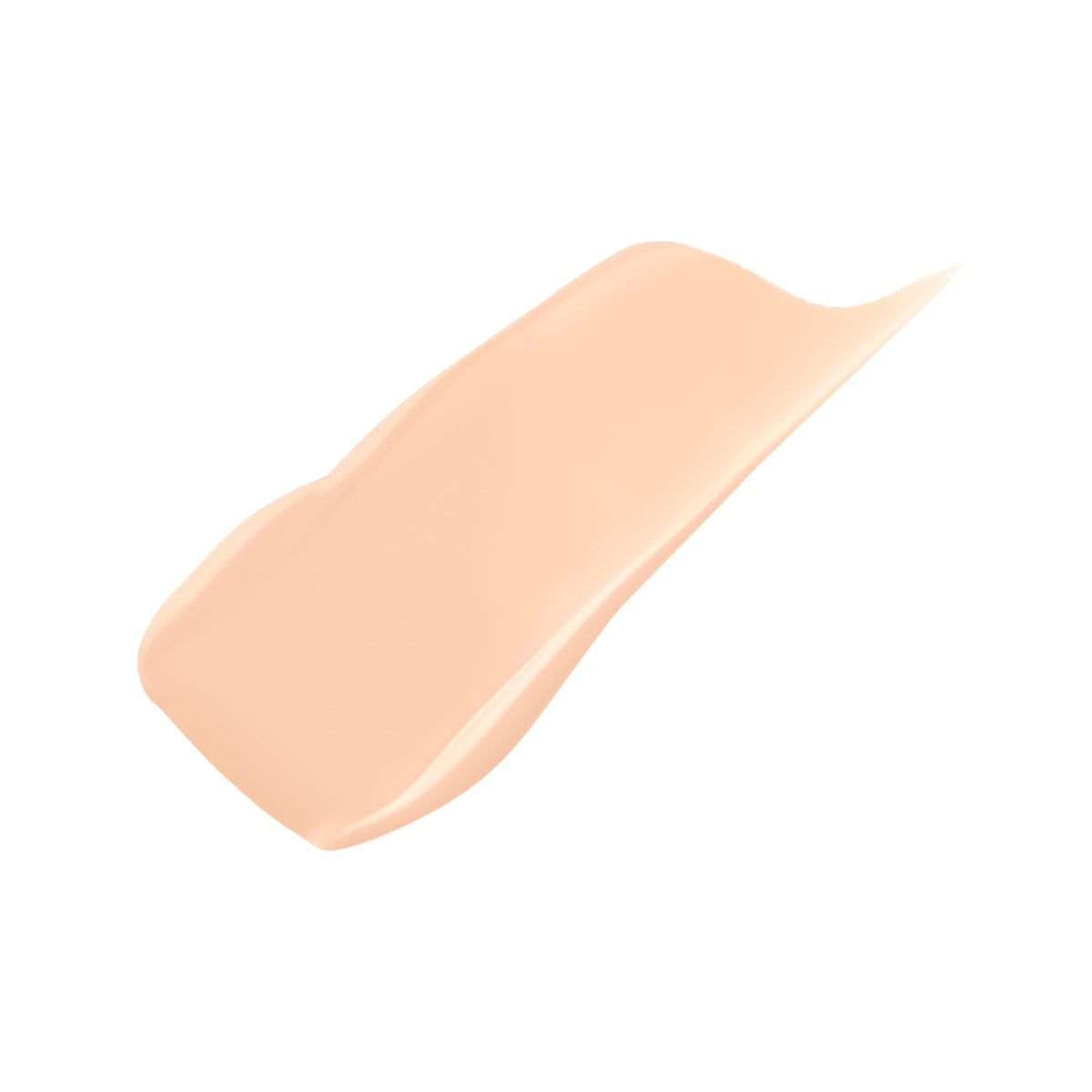 Laura Mercier foundation texture swatch on skin demonstrates medium-buildable coverage