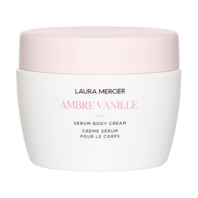 Laura Mercier Serum Body Cream bottle pump enables easy application and instant hydration.