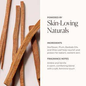 Laura Mercier Serum Body Cream with Shea Butter softens skin and adds lasting suppleness.