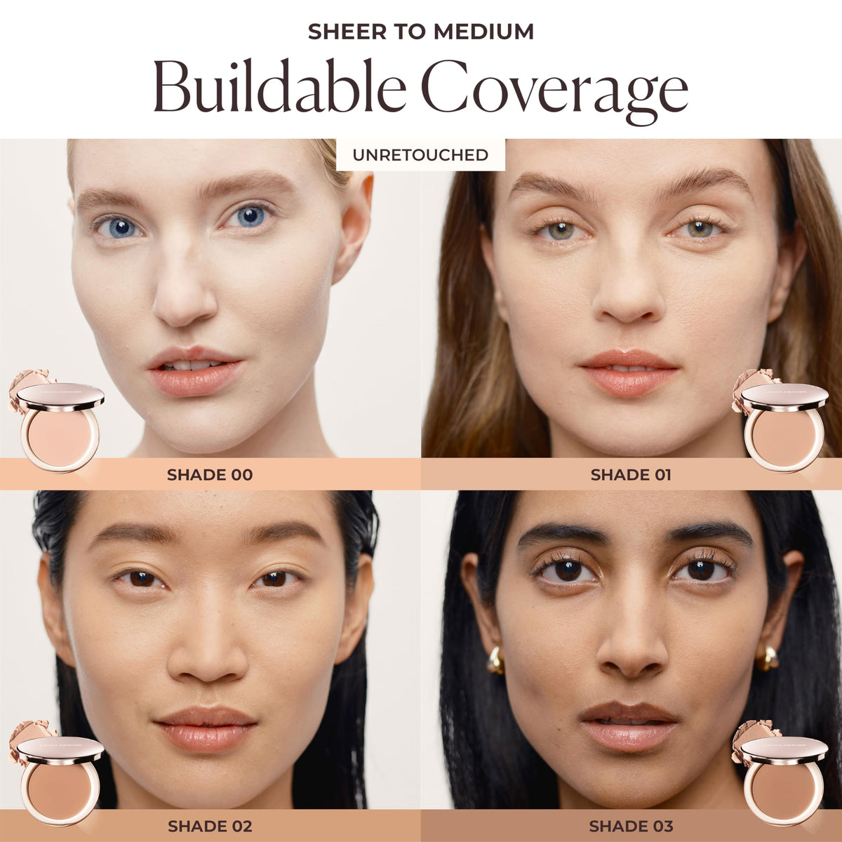 Layered application to sculpt with subtle definition using the balm.