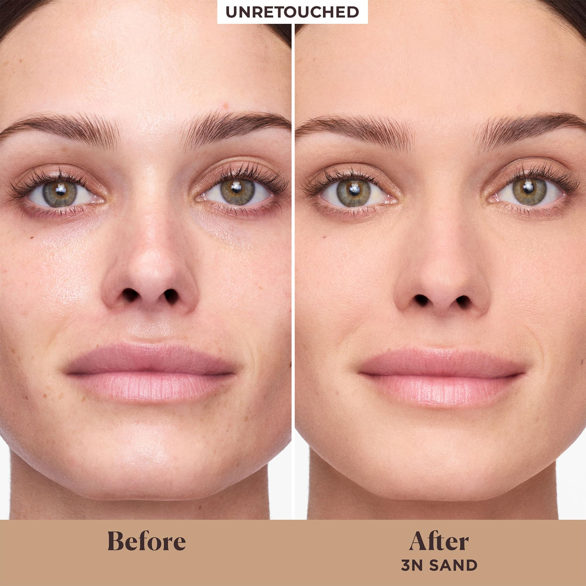 Close-up of Laura Mercier tinted moisturizer blurred-matte tube and sleek applicator.