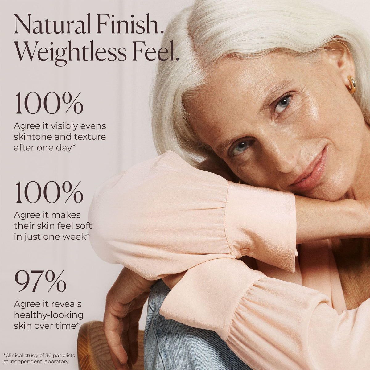 Laura Mercier Tinted Moisturizer remains comfortable in humidity for longer wear.