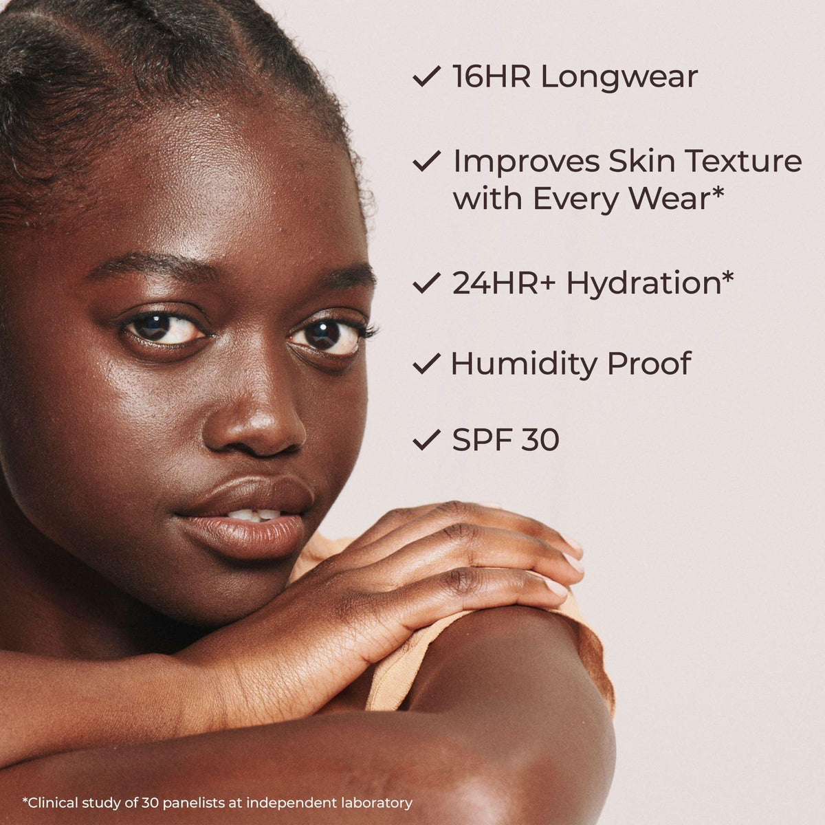 Laura Mercier Tinted Moisturizer delivers long-wear dewy finish and glow.