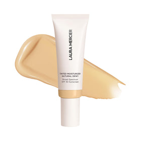 Laura Mercier Tinted Moisturizer Natural Dewy bottle with radiant finish