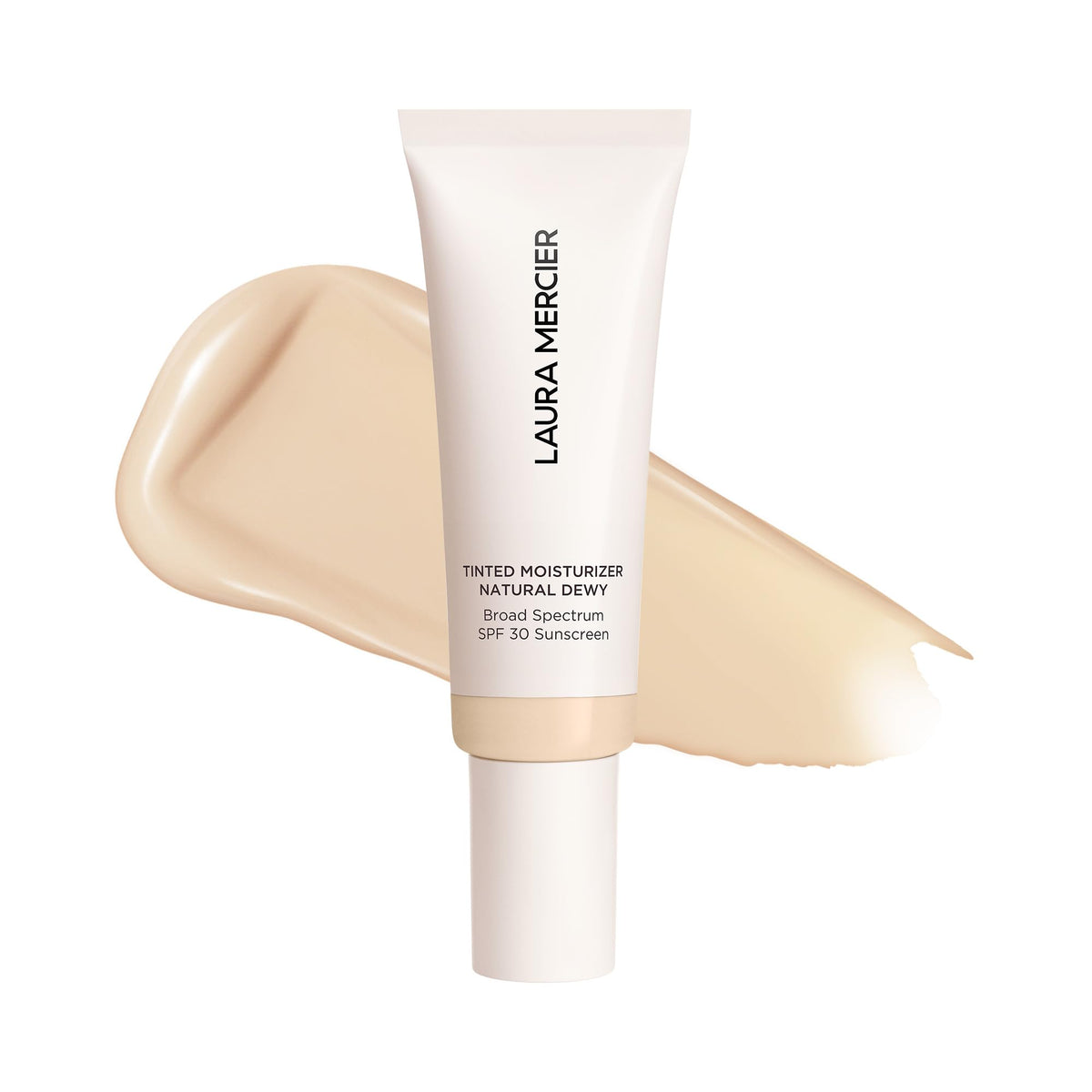 Laura Mercier Tinted Moisturizer natural dewy bottle ready for application and radiance.