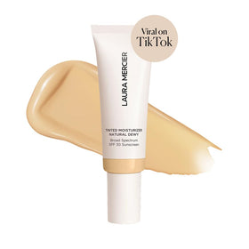 Laura Mercier Tinted Moisturizer pump for easy, even application