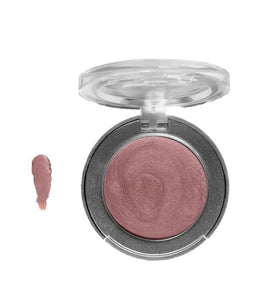 Lauren Brooke Cosmetiques Plum Fairy Matte jar showing rich pigment