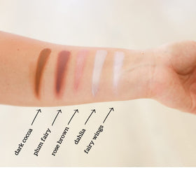 Lauren Brooke Cosmetiques Vanilla scent cream eyeshadow application