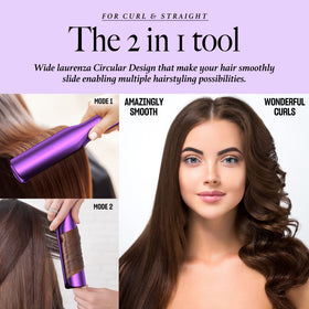 Laurenza 360° swivel cord supports continuous hair styling.