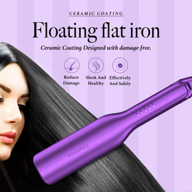 Laurenza PTC heating provides steady heat for safer styling.