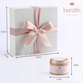LaurGifts bath salts, soothing soak ideal for calm evenings.