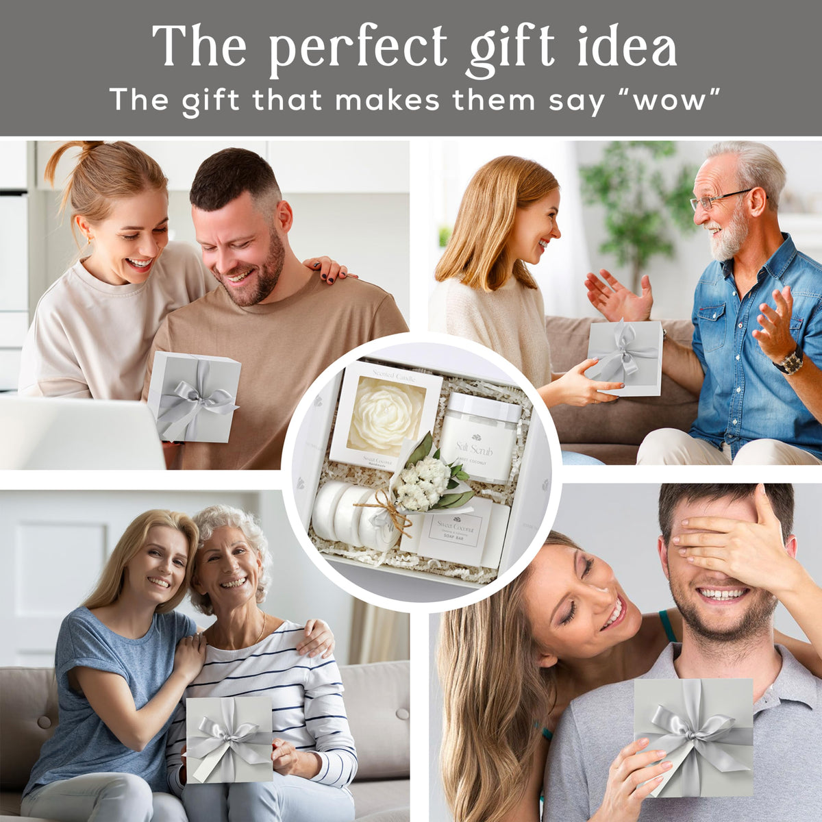 LaurGifts dried flower bouquet adds a touch of elegance.