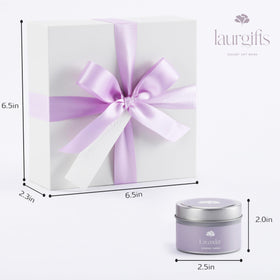 LaurGifts lavender bath bomb promising relaxing fizz and spa like soak