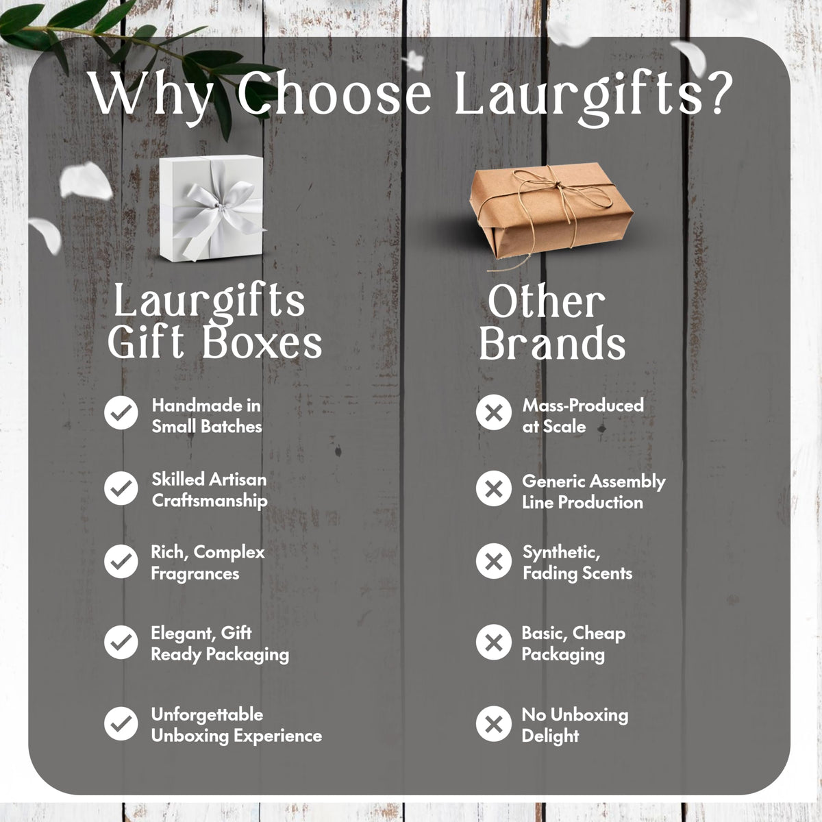 LaurGifts mini dried bouquet, delicate decoration for gifting.