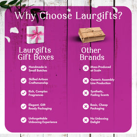 LaurGifts shower steamers release uplifting scents during showers.