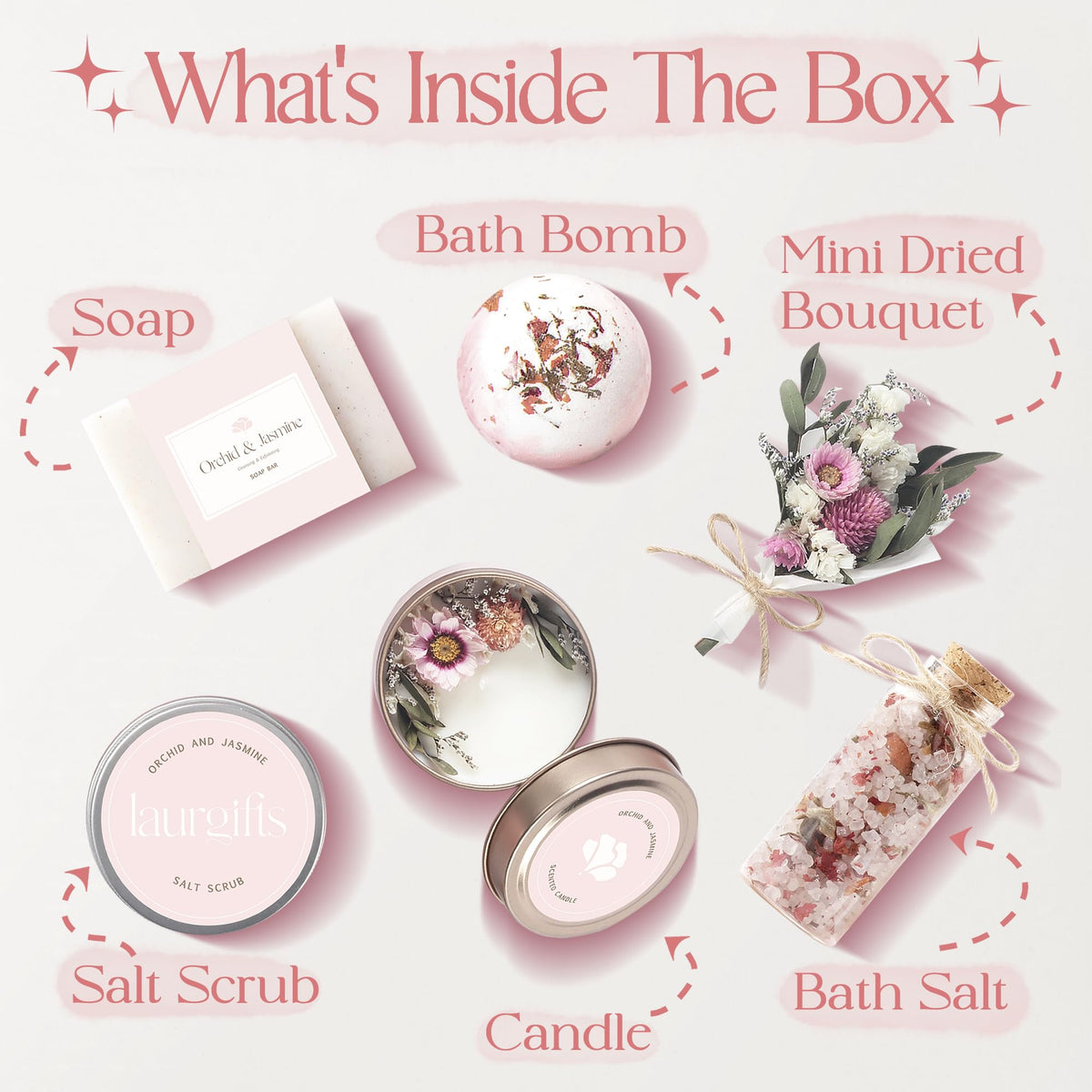 LaurGifts soy candle, a fragrant centerpiece for relaxation at home.