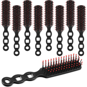Lauwell 60-pack disposable anti-static hair brushes for quick detangling on the go; ideal for shelters.