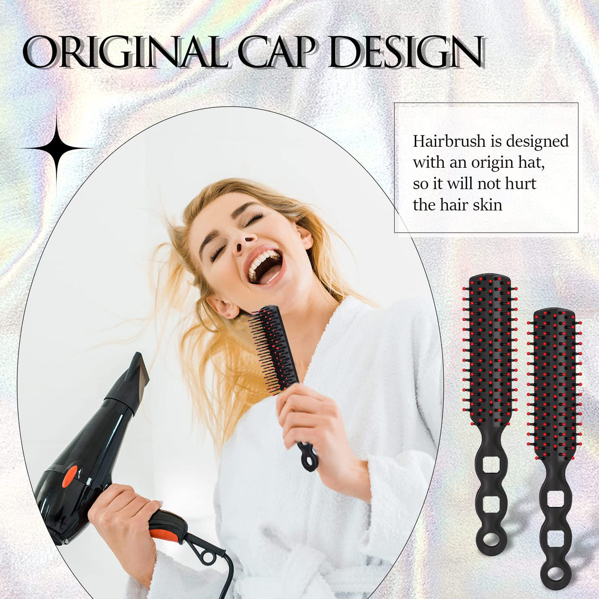 Lauwell lightweight travel brush, ideal for on-the-go grooming