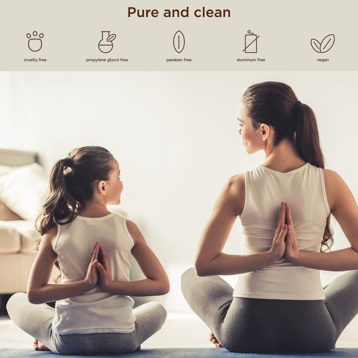 Lavanila girls teens application demonstrates gentle, sport-ready deodorant use