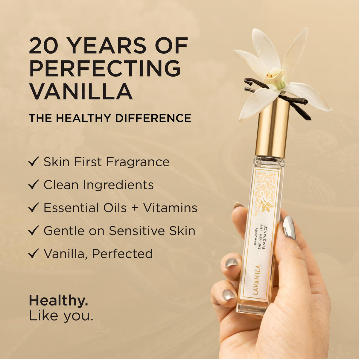 Open packaging shot showing gift-ready Lavanila Pure Vanilla Perfume Set.