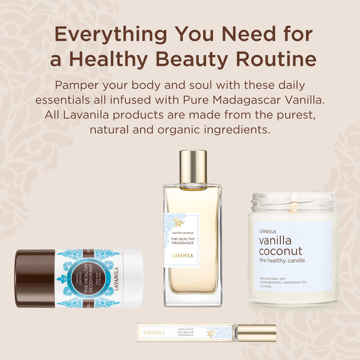 Long-lasting scent visualization for Lavanila Vanilla Coconut Perfume