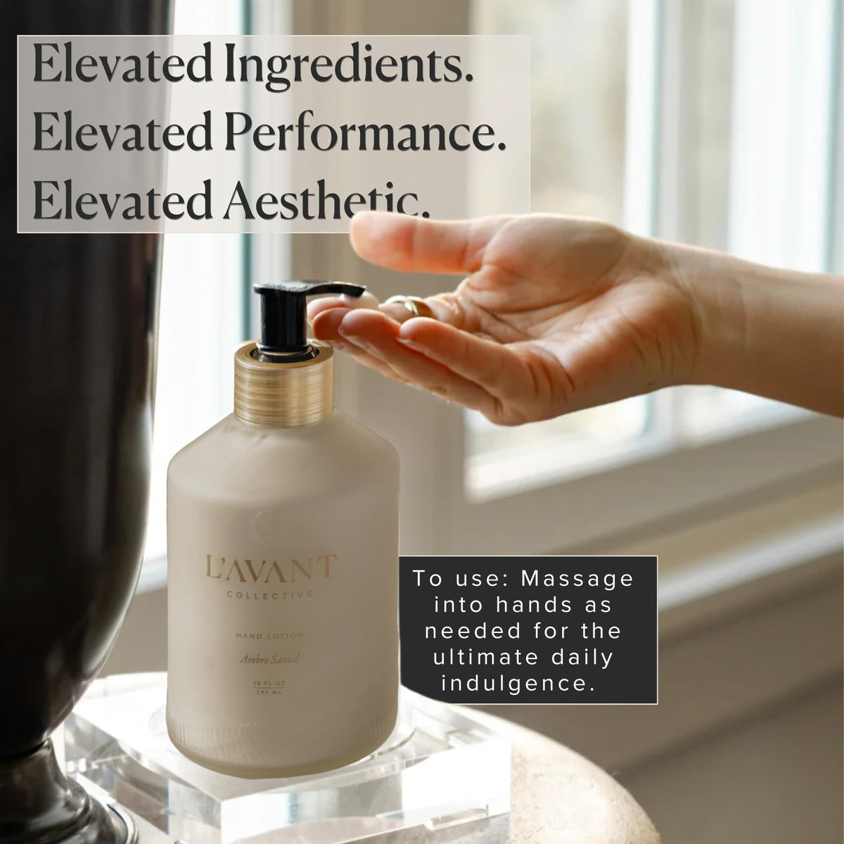 10 oz glass bottle combines elegance with practical storage.