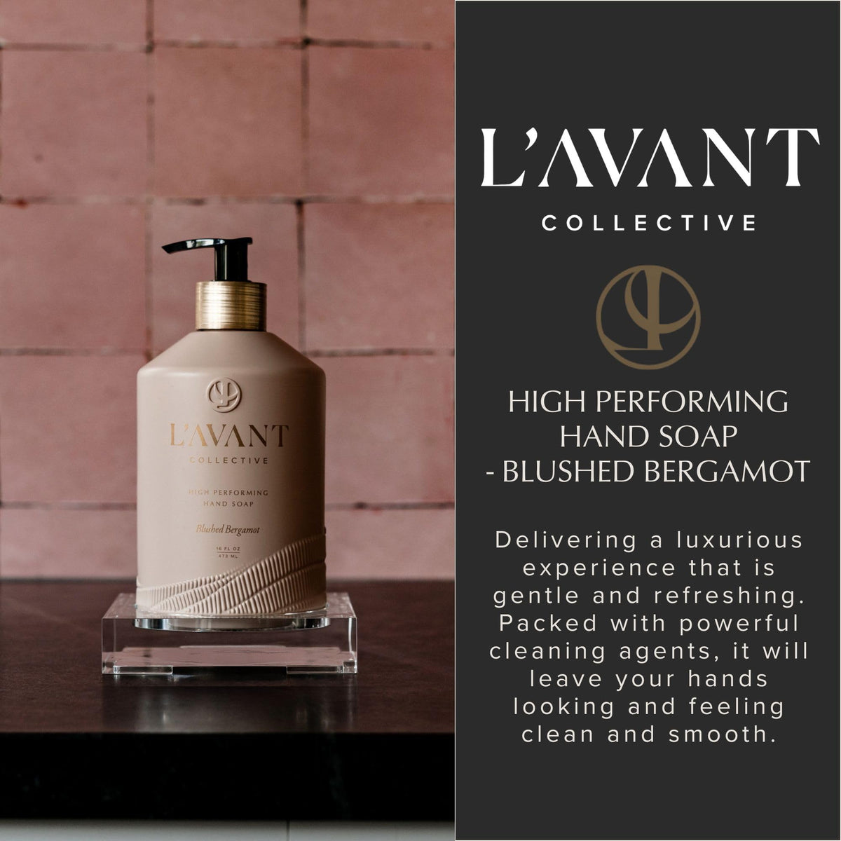 L'AVANT Collective Amber Cedar notes enhance refined scent profile